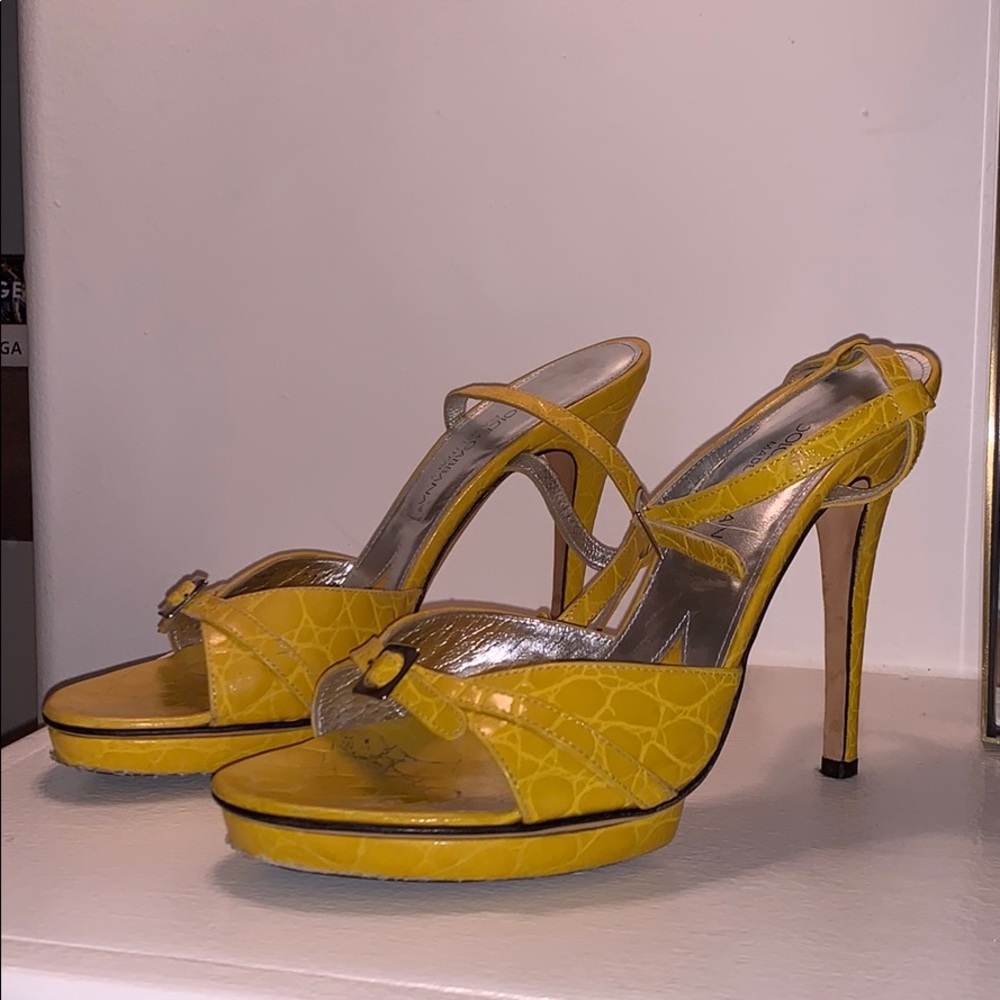 Dolce & Gabbana Yellow Heels